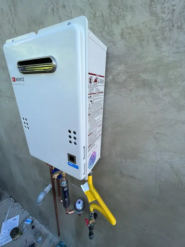 Tankless water heater installation for Almont homes
