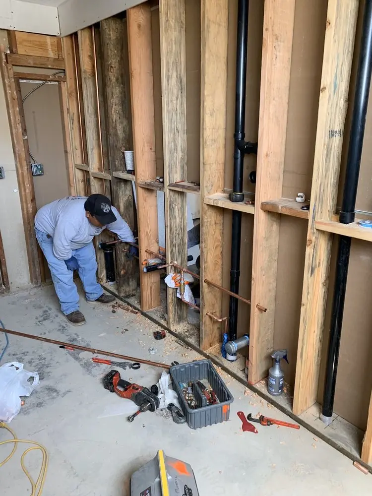 Commercial rough-in plumbing for Water Heater Replacement in Almont